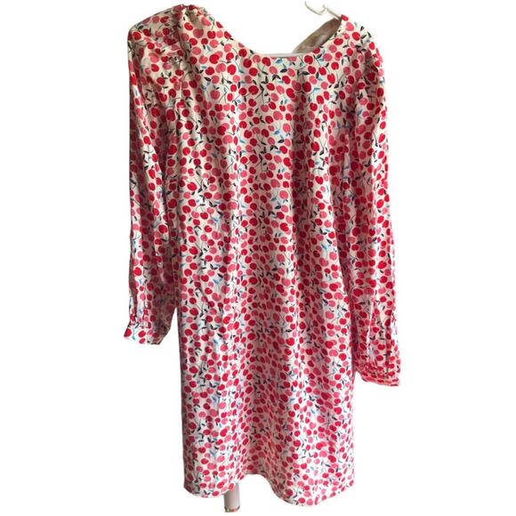 ⭐ 🔥 50% OFF SALE — FINAL PRICE Chic LOFT Cherry Print Dress w Belt - M- NWT - Picture 9 of 13